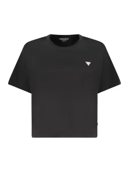 "GUESS Damen T-Shirt Schwarz - Stilvoll & Bequem"