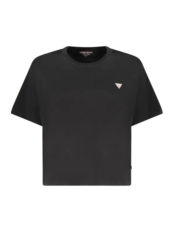 "GUESS Damen T-Shirt Schwarz - Stilvoll & Bequem"