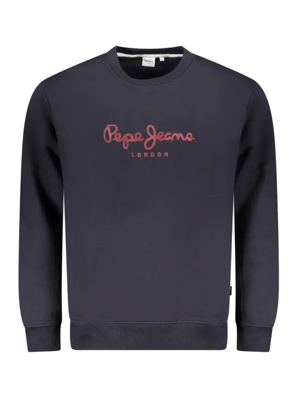 Pepe Jeans Herren Sweatshirt Blau mit Reißverschluss Pepe Jeans Herren Sweatshirt Blau mit Reißverschluss
