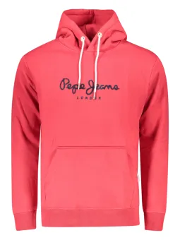 "Pepe Jeans Herren Sweatshirt Rot mit Reißverschluss"