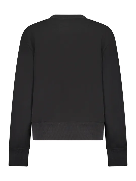 "Guess Jeans Damen Sweatshirt: Schwarz, Reißverschluss"