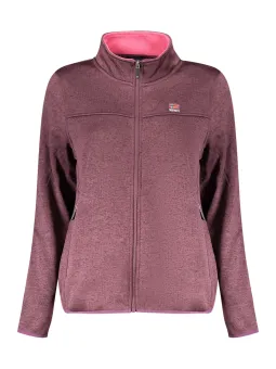 Lila Damen Zip Sweatshirt Norwegen 1963 – Stil & Komfort