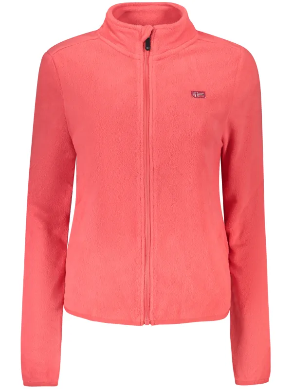 "Norwegen 1963: Rosa Zip-Sweatshirt für Damen"