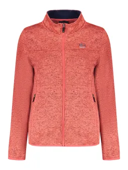 Norwegen Rosa Damensweatshirt 1963 mit Reißverschluss