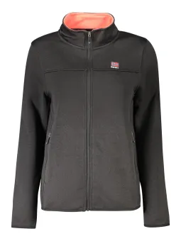 Nordic 1963 Damen Sweatshirt Schwarz Zipper für Stil & Komfort