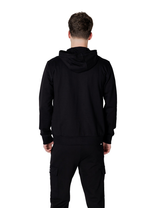 Schwarzer Hoodie und Cargohose Ea7