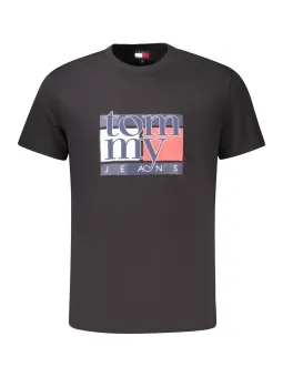 Tommy Hilfiger Herren T-Shirt Schwarz - Stilvoll & Bequem
