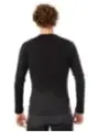 Schwarzes Tommy Hilfiger Rippstrick Langarmshirt
