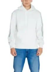 Weißer Kapuzenpullover von Calvin Klein