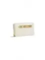 Beige Love Moschino Reißverschluss-Geldbörse