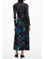 "Elegantes Desigual Schwarzes Damenkleid - Modell 25WWVK03"