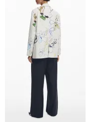 Desigual Classic Damenjacke Weiß - Stilvoll und Elegant