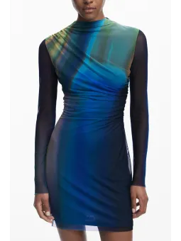 "Desigual Damen Kleid Blau - Stilvoll & Einzigartig"