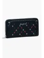 Desigual Damen Schwarze Brieftasche - Stilvoll & Elegant Desigual Damen Schwarze Brieftasche - Stilvoll & Elegant