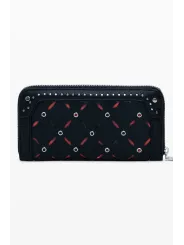 Desigual Damen Schwarze Brieftasche - Stilvoll & Elegant