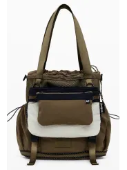 Seltene Desigual Grüne Damentasche 25WAKY10 - Einzelstück