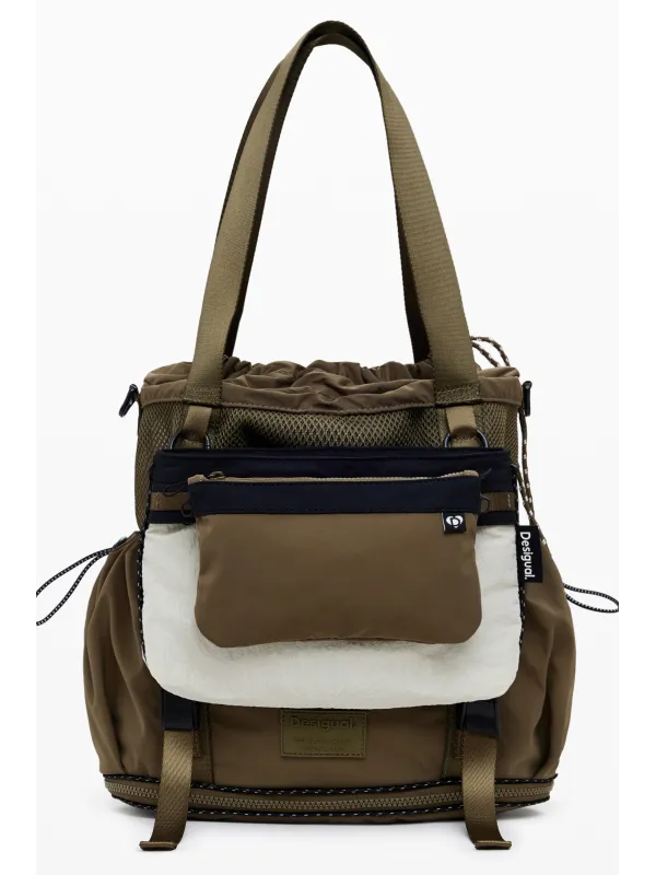 Seltene Desigual Grüne Damentasche 25WAKY10 - Einzelstück