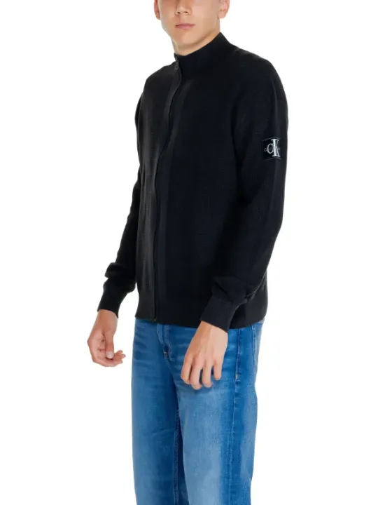 Schwarze Calvin Klein Herrenjacke reißverschluss