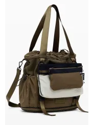 Seltene Desigual Grüne Damentasche 25WAKY10 - Einzelstück