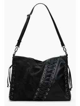 Desigual Damen Tasche Schwarz - Einzigartiges Einzelstück