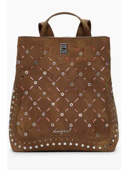 Desigual Damen Rucksack Braun - Stilvoll & Praktisch