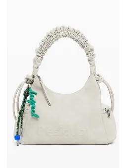 Desigual Damenschultertasche Beige – Einzigartig & Selten