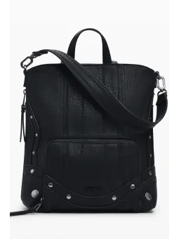 "Stilvoller Desigual Damen Rucksack in Schwarz"