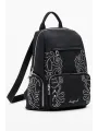 Desigual Damen Rucksack Schwarz - Stilvoll & Vielseitig Desigual Damen Rucksack Schwarz - Stilvoll & Vielseitig