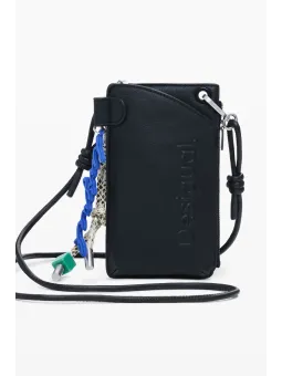"Desigual Damen Geldbörse Schwarz 25WAYP06 - Stilvoll & Praktisch"
