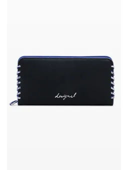 Desigual Damen Schwarze Brieftasche – Stilvoll & Elegant