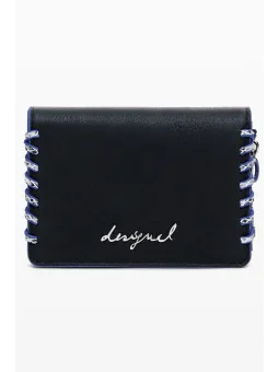 Desigual Damen Geldbörse Schwarz - Stilvoll & Praktisch