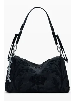 "Desigual Damen Tasche Schwarz – Einzigartiges Einzelstück"