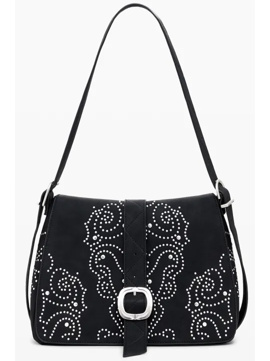 Desigual Damen Tasche Schwarz – Einzigartiges Einzelstück