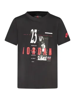 "JORDAN Kinder Kurzarm T-Shirt Schwarz – Sportlich & Stylisch"