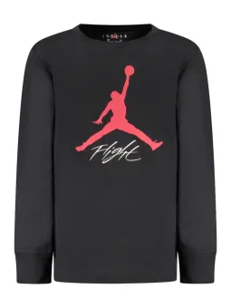 "Jordan Kinder Langarmshirt Schwarz – Stil & Komfort"