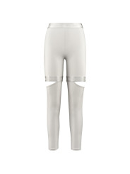 Graue Leggings mit Knieausschnitten Kappa