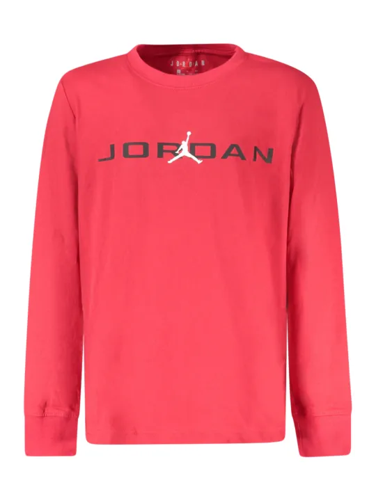 Kinder Jordan Langarmshirt Rot - Stilvoll & Bequem Kinder Jordan Langarmshirt Rot - Stilvoll & Bequem