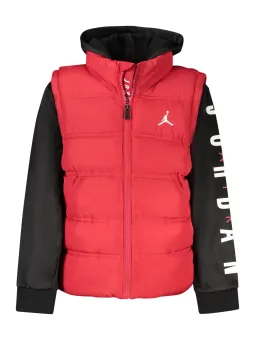 "Jordan Herrenjacke Rot – Stilvoll & Funktional"