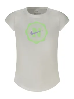 NIKE Mädchen Kurzarmshirt Weiß - Bequem & Stilvoll
