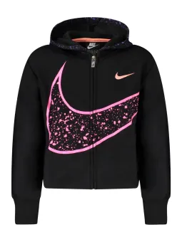 Nike Mädchen Zip Sweatshirt Schwarz – Sportlich & Stilvoll