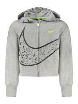 NIKE Mädchen Zip Sweatshirt Grau – Bequem & Stylisch
