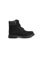 Schwarze Timberland Stiefel Ansicht Detail