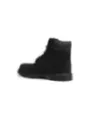 Schwarzer Timberland Kampfstiefel Seitenansicht
