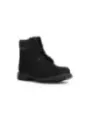 Schwarzer Timberland Stiefel Seitenansicht