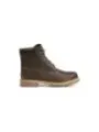 Braune Timberland Lederstiefel Seitenansicht