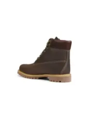 Robuste braune Timberland Lederstiefel
