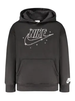 NIKE Kinder Sweatshirt Schwarz mit Reißverschluss