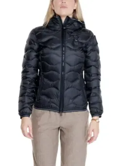 Schlanke, gesteppte Blauer Pufferjacke