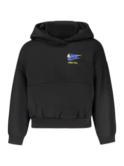 Nike Kinder-Sweatshirt Schwarz mit Reißverschluss