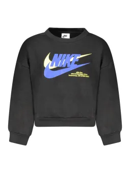 Nike Kinder-Sweatshirt Schwarz mit Reißverschluss
